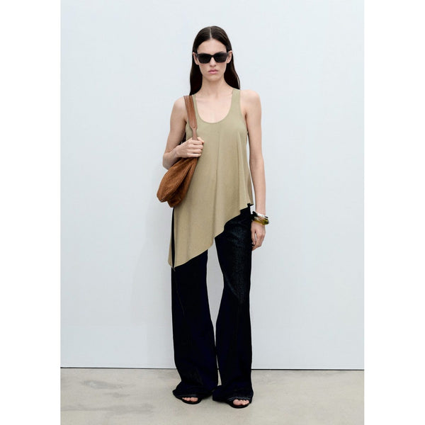 Asymmetrical Lyocell Top