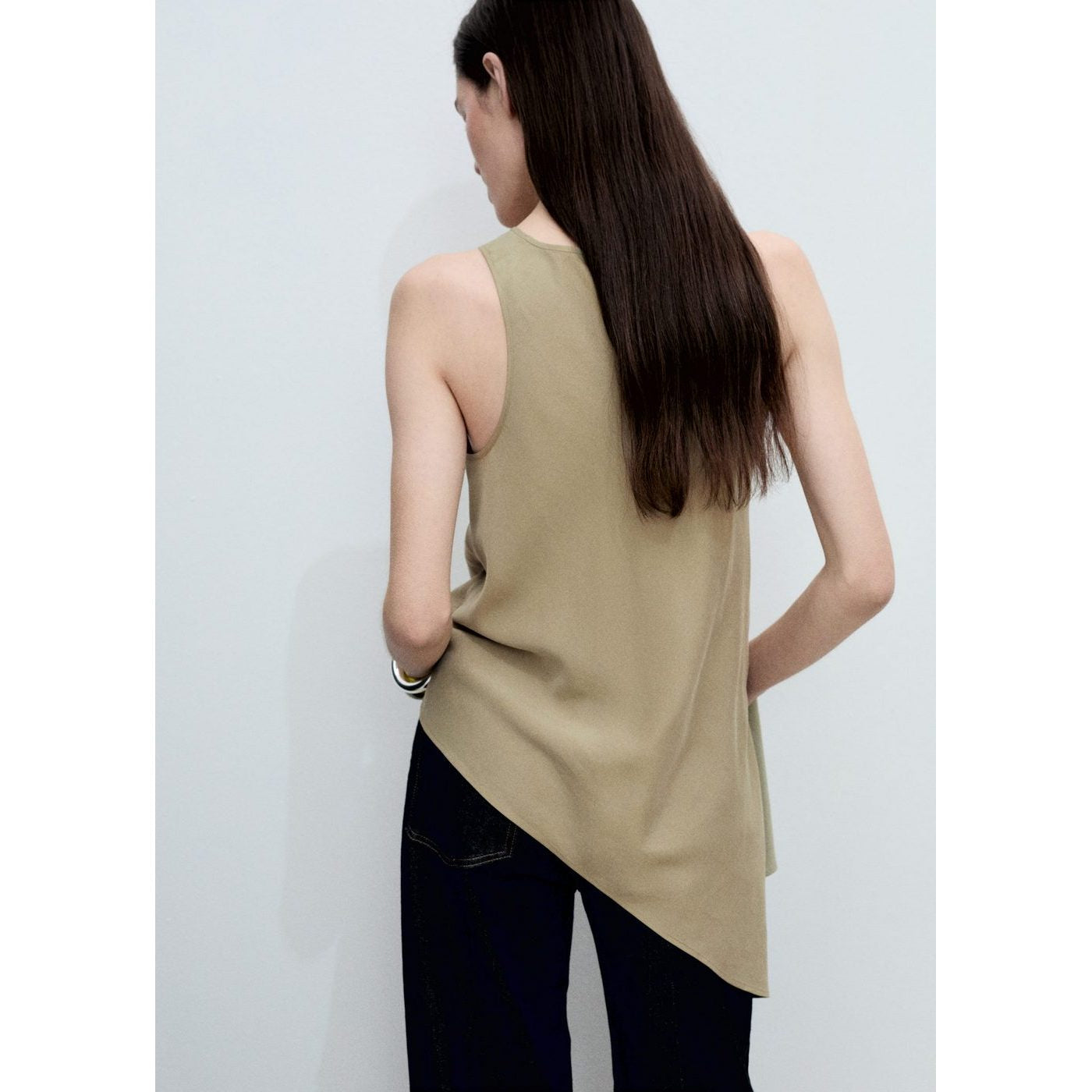 Top Lyocell Asymétrique