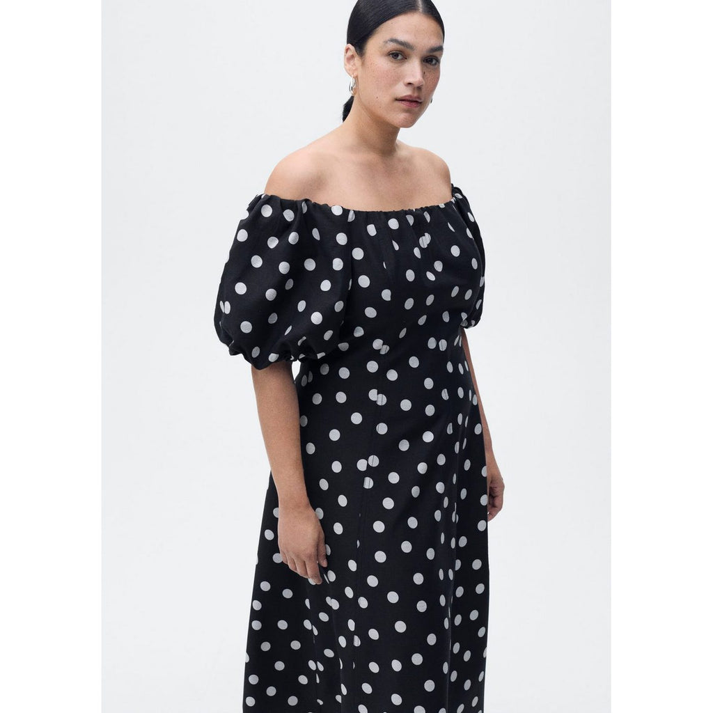 Robe Bustier À Pois