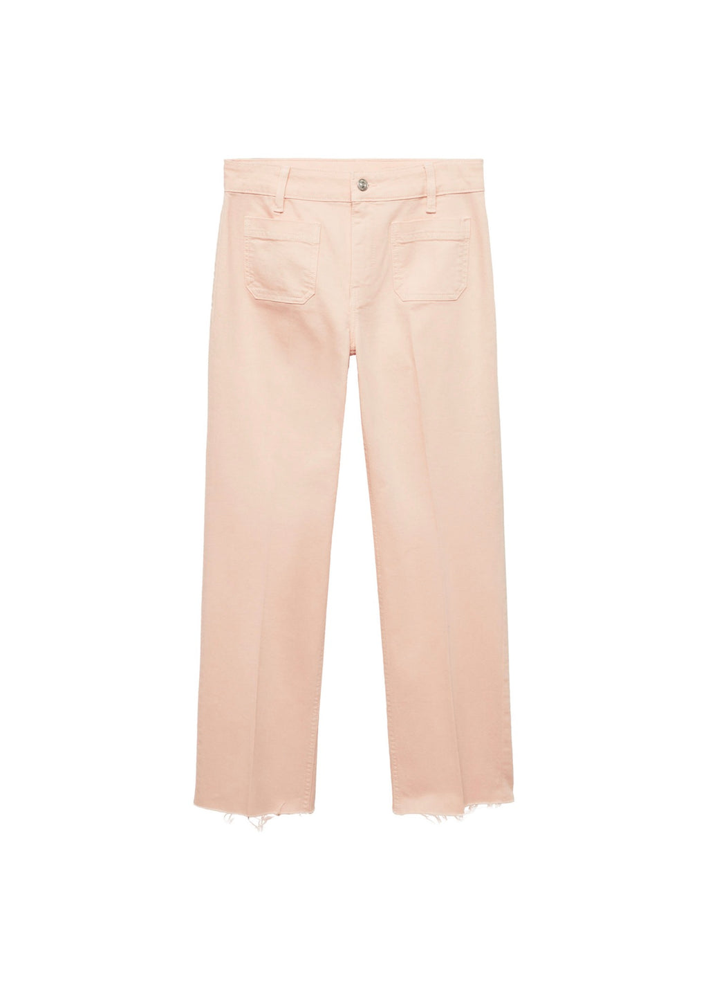 Cropped Flare Jeans with Pockets