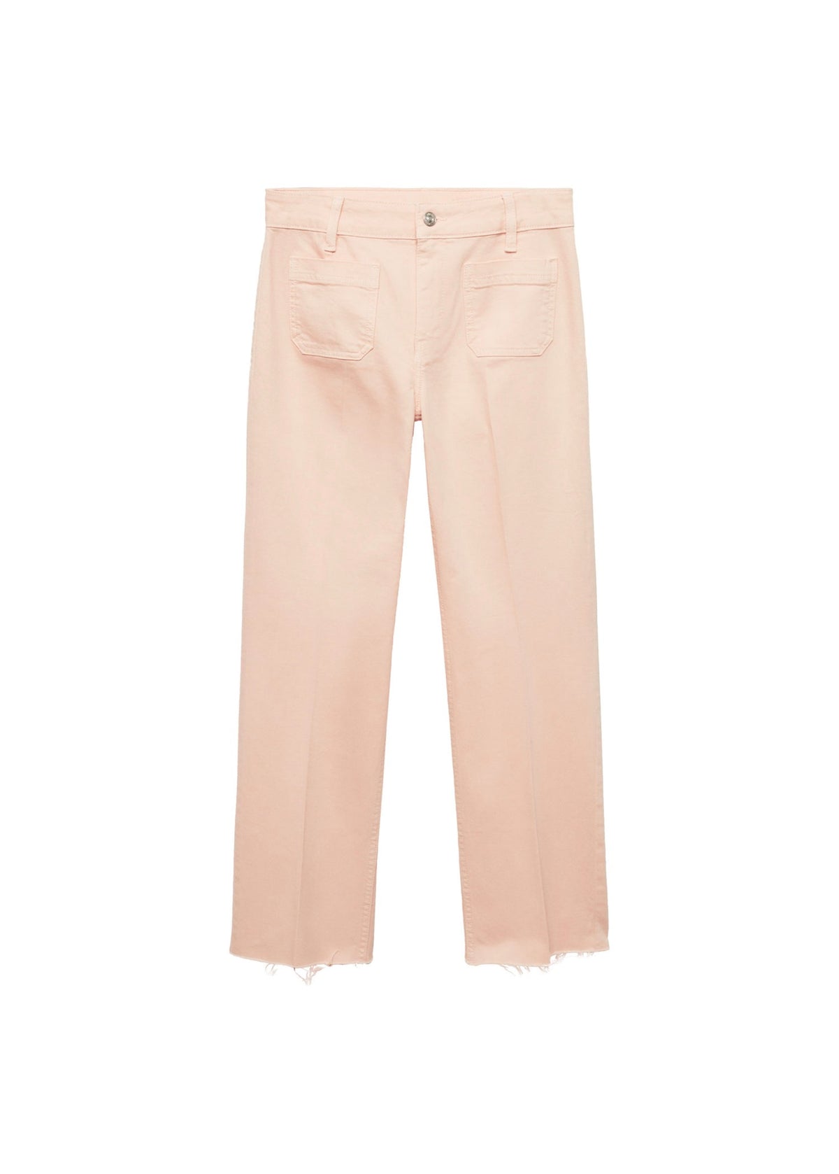 Cropped Flare Jeans with Pockets