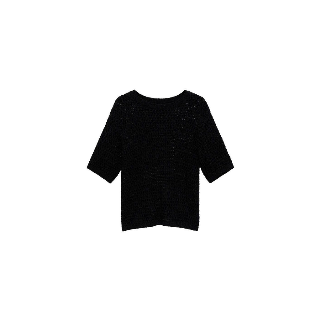 Pull-Over Crochet Manches Courtes