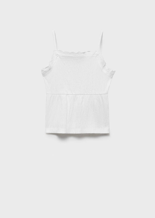 Bimba Off-White Top - Girl