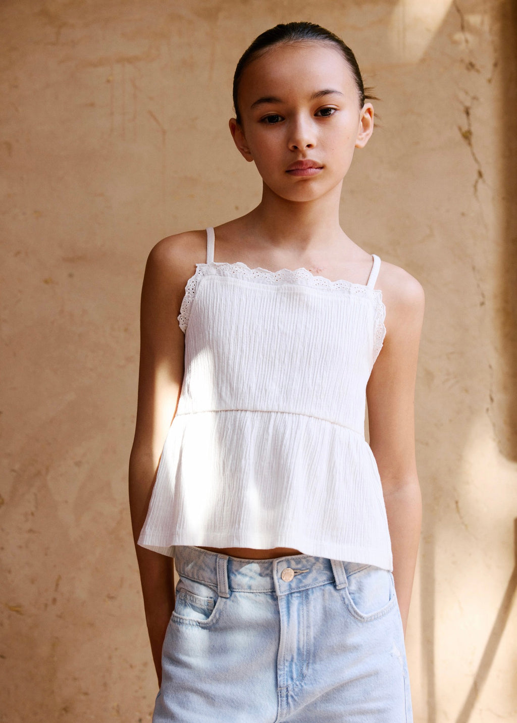 Bimba Off-White Top - Girl