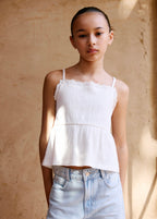 Bimba Off-White Top - Girl