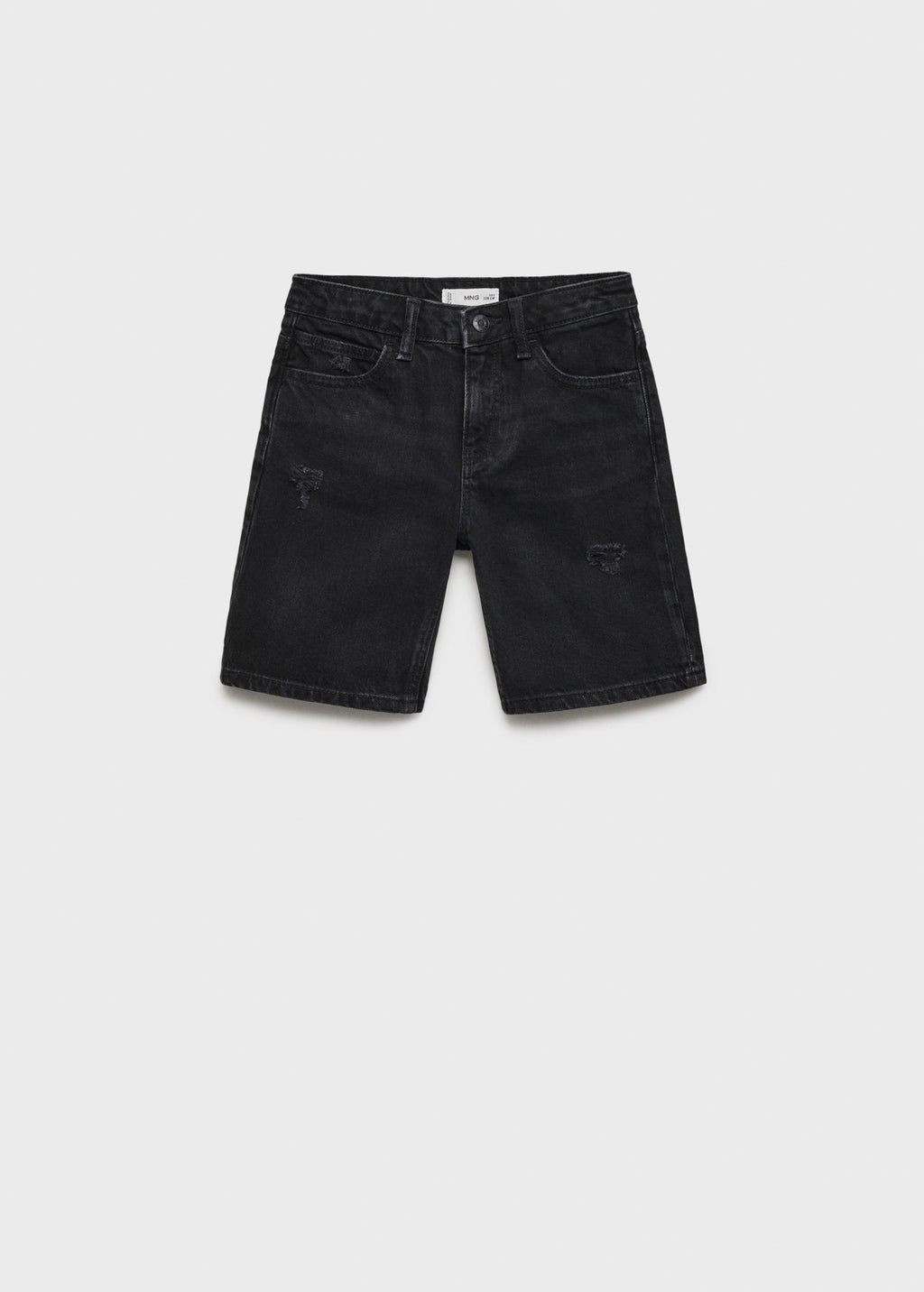 Martin Black Denim Bermuda Shorts - Boy