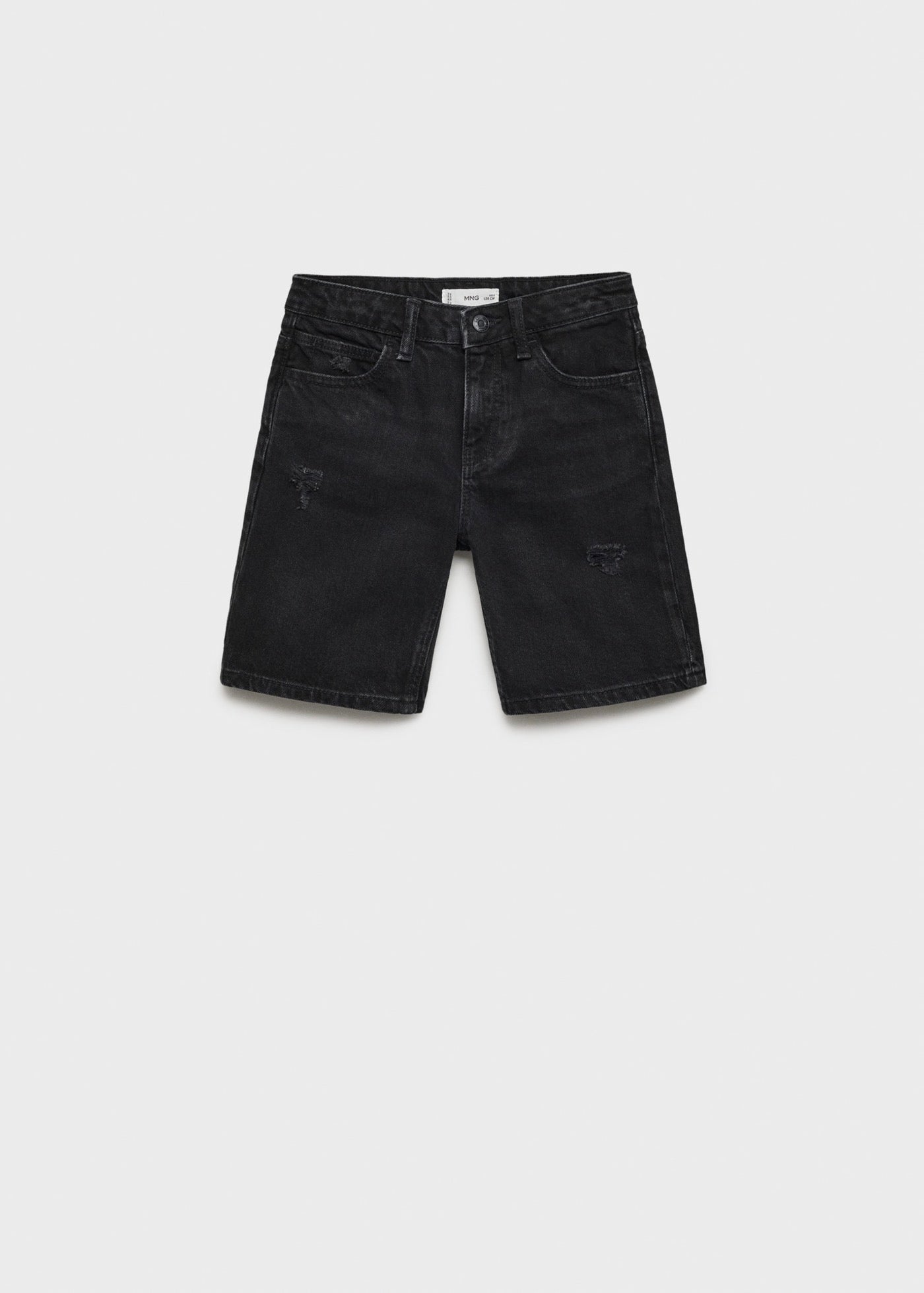 Martin Black Denim Bermuda Shorts - Boy