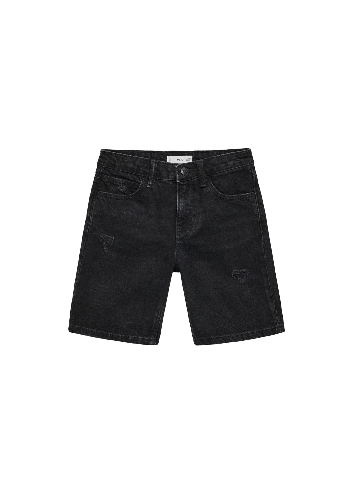 Martin Black Denim Bermuda Shorts - Boy