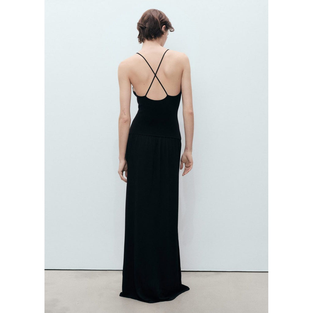 Robe Maille Dos Croisé