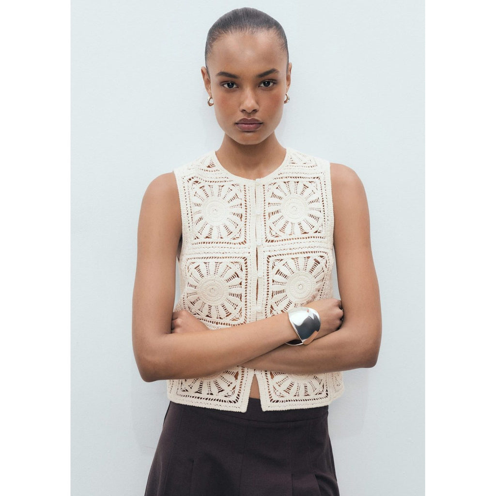 Gilet Maille Crochet
