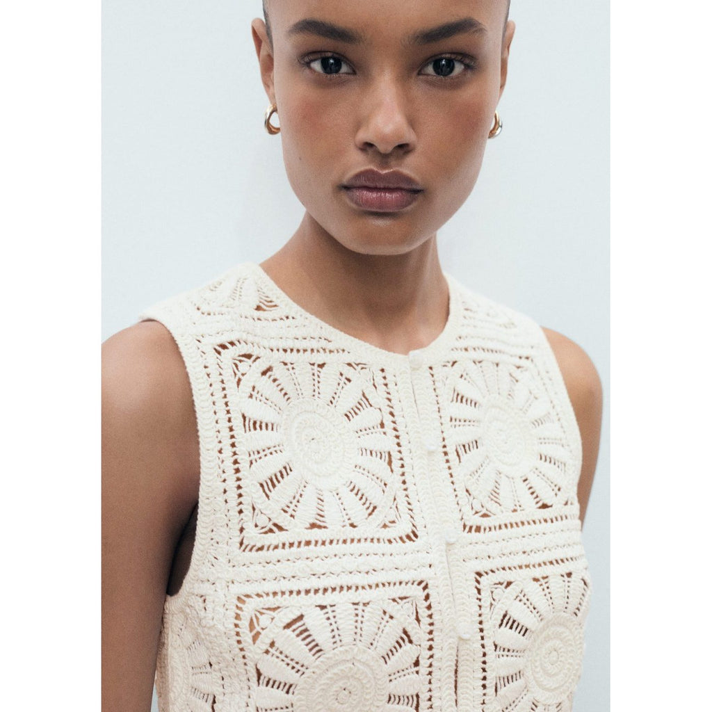 Gilet Maille Crochet