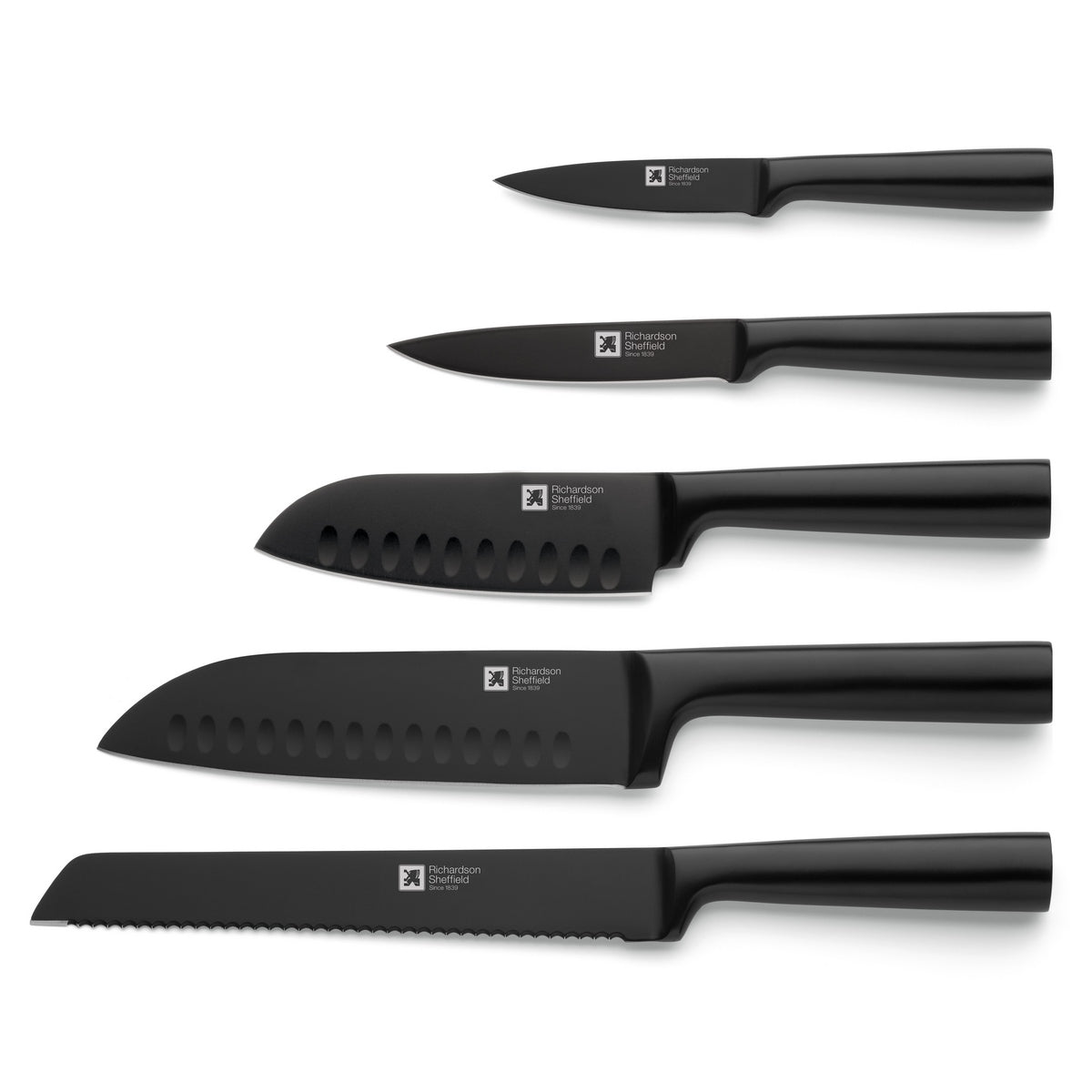 Nox - Bloque de 5 cuchillos de cocina