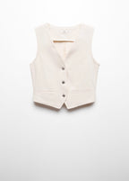 Gilet En Jean Boutons