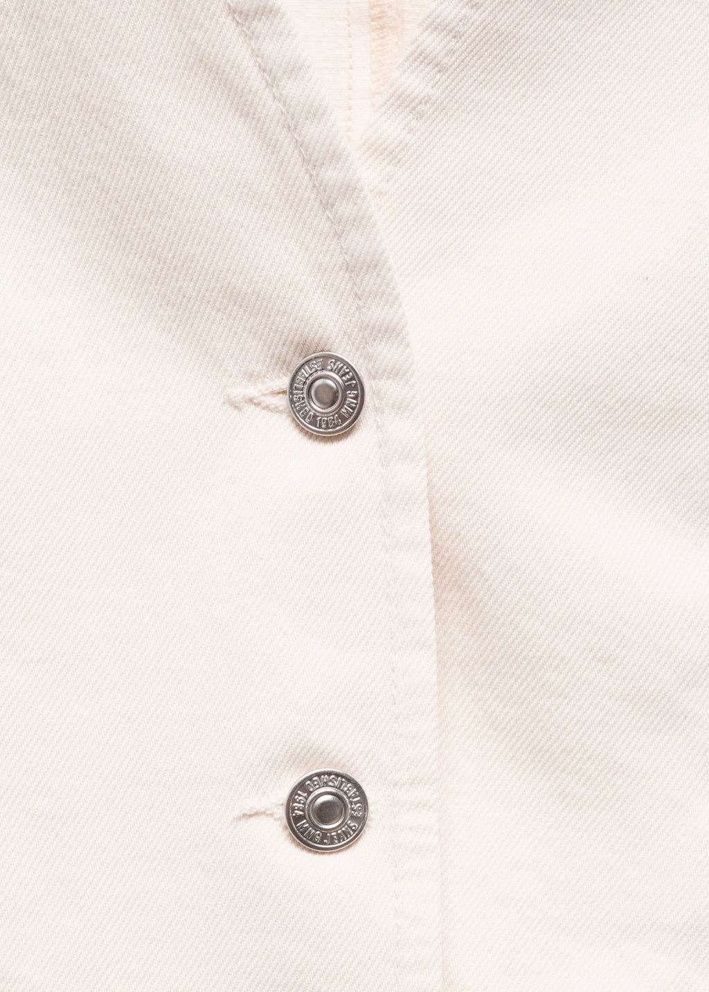 Gilet En Jean Boutons