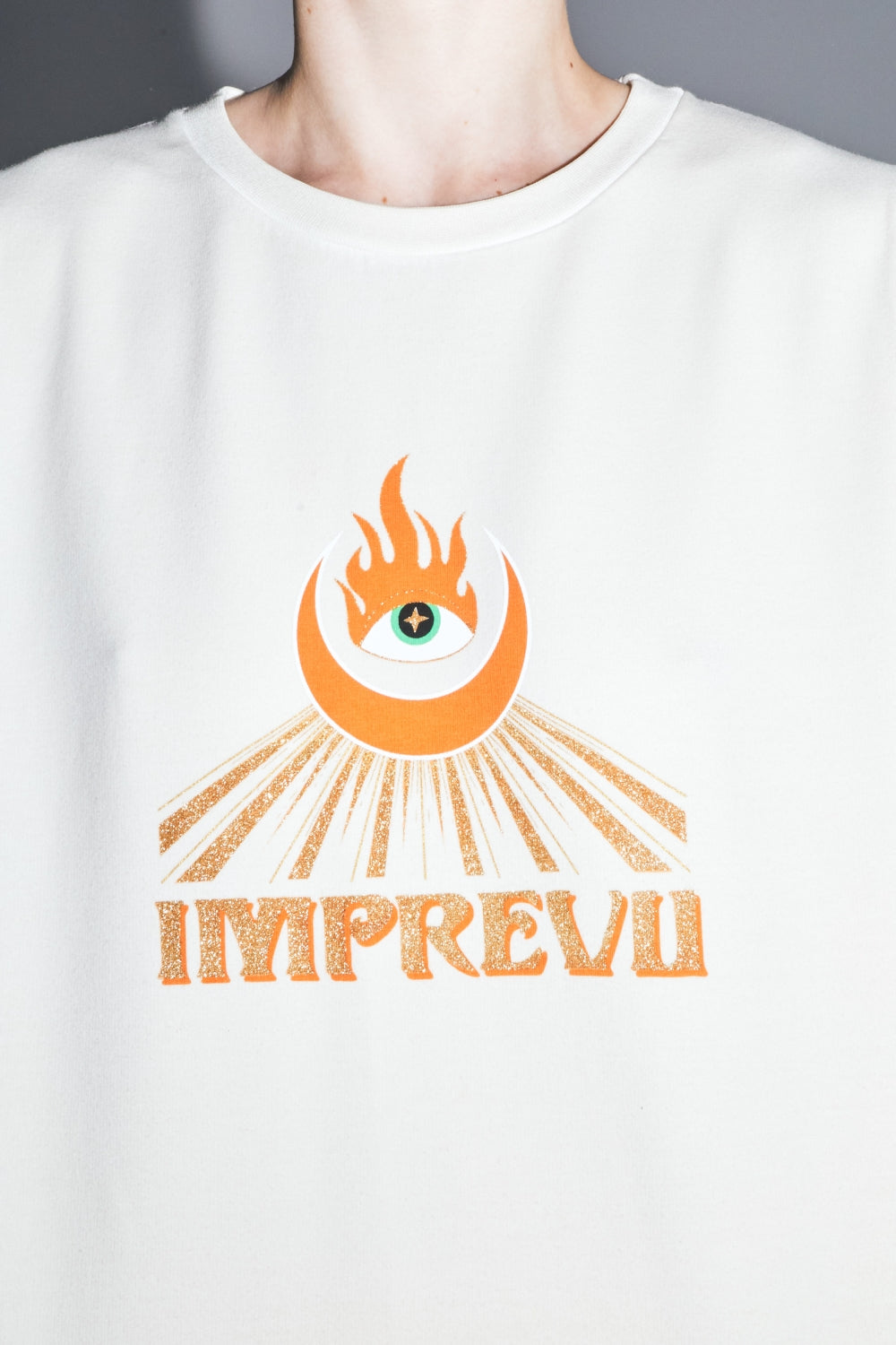 The Eddie Mystic Eye Sweatshirt In Cotton And Modal Made In Portugal