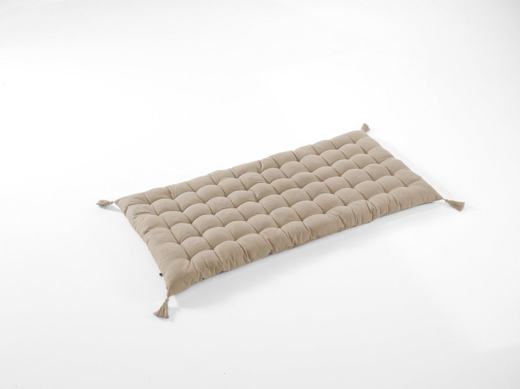 Floor Mattress with Pom-poms - Plain Cotton - Kala String