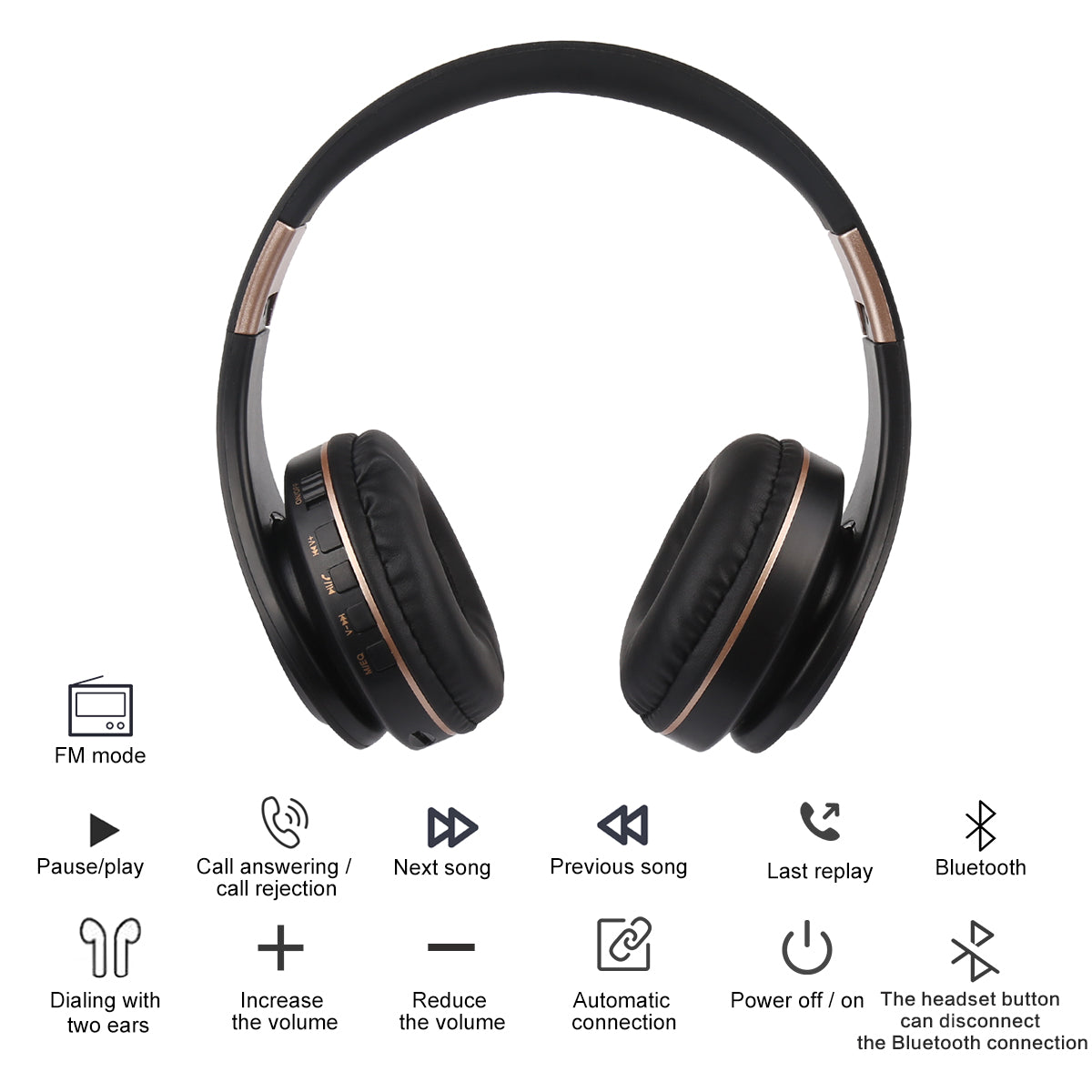 Cuffie wireless con riduzione del rumore
