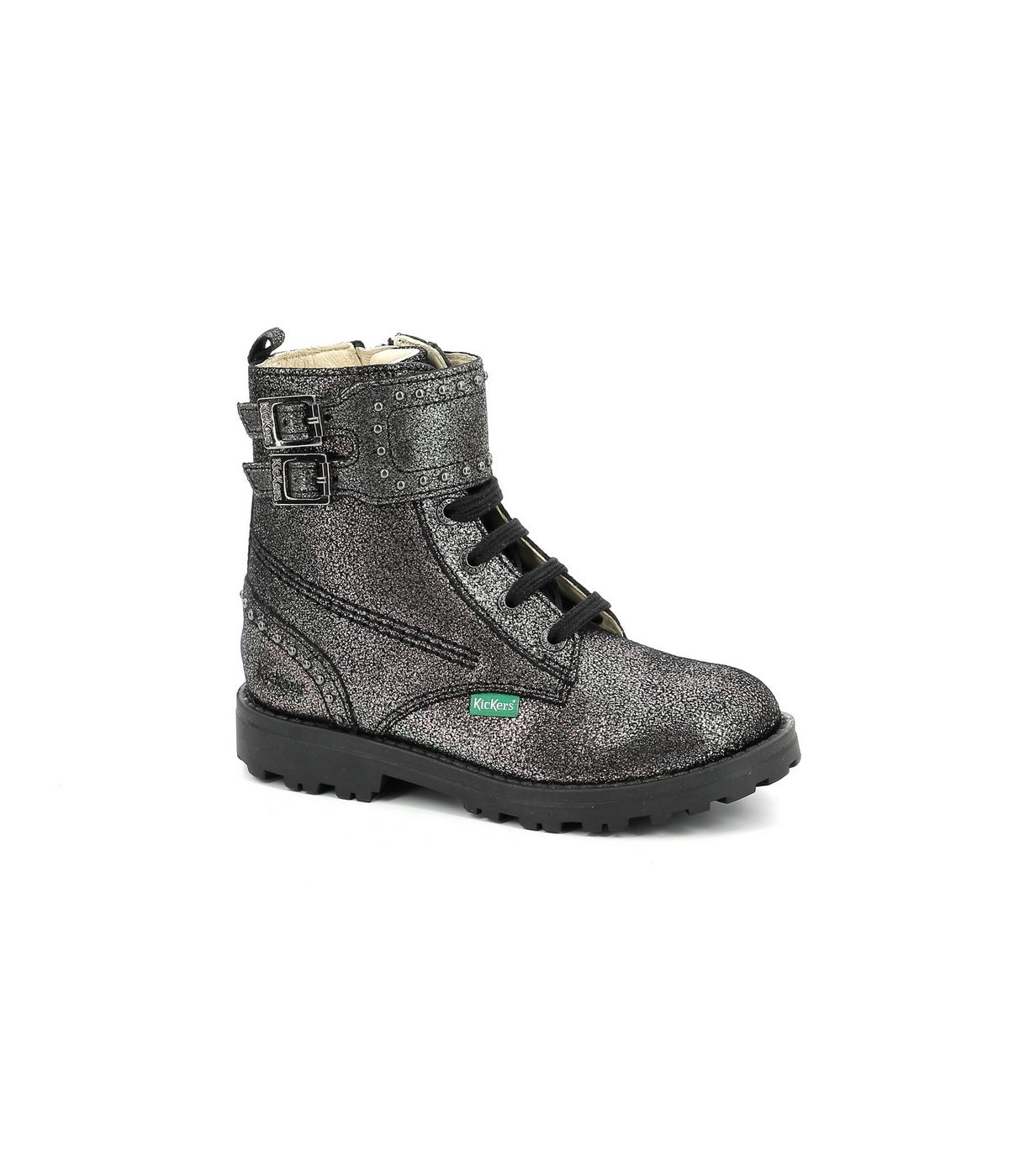 Kickers - Botines Groorock - Gris oscuro - Niño