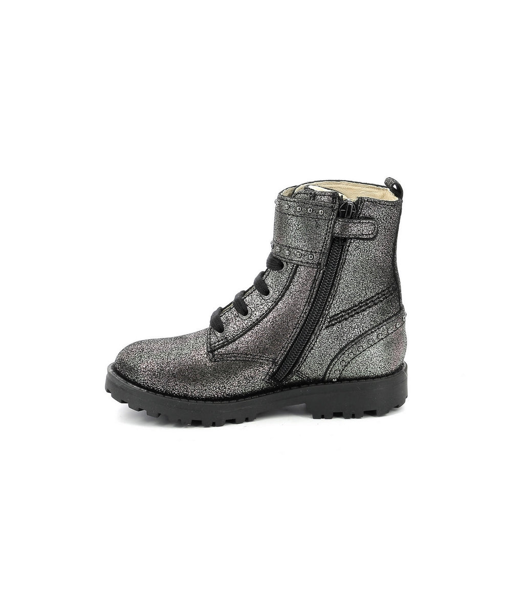 Kickers - Botines Groorock - Gris oscuro - Niño