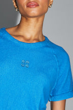 The Noah Blue Terry T-Shirt Made In Portugal