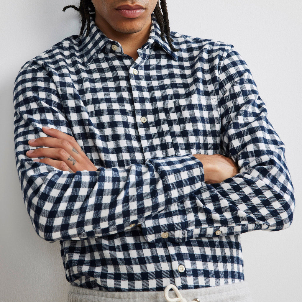 Camisa Errico - Navy Check