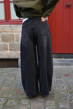Jean Large Hugo Denim Noir