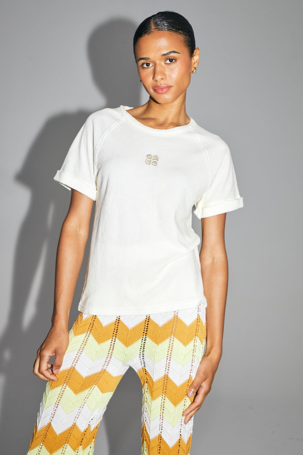 The Noah White Terry T-Shirt Made In Portugal