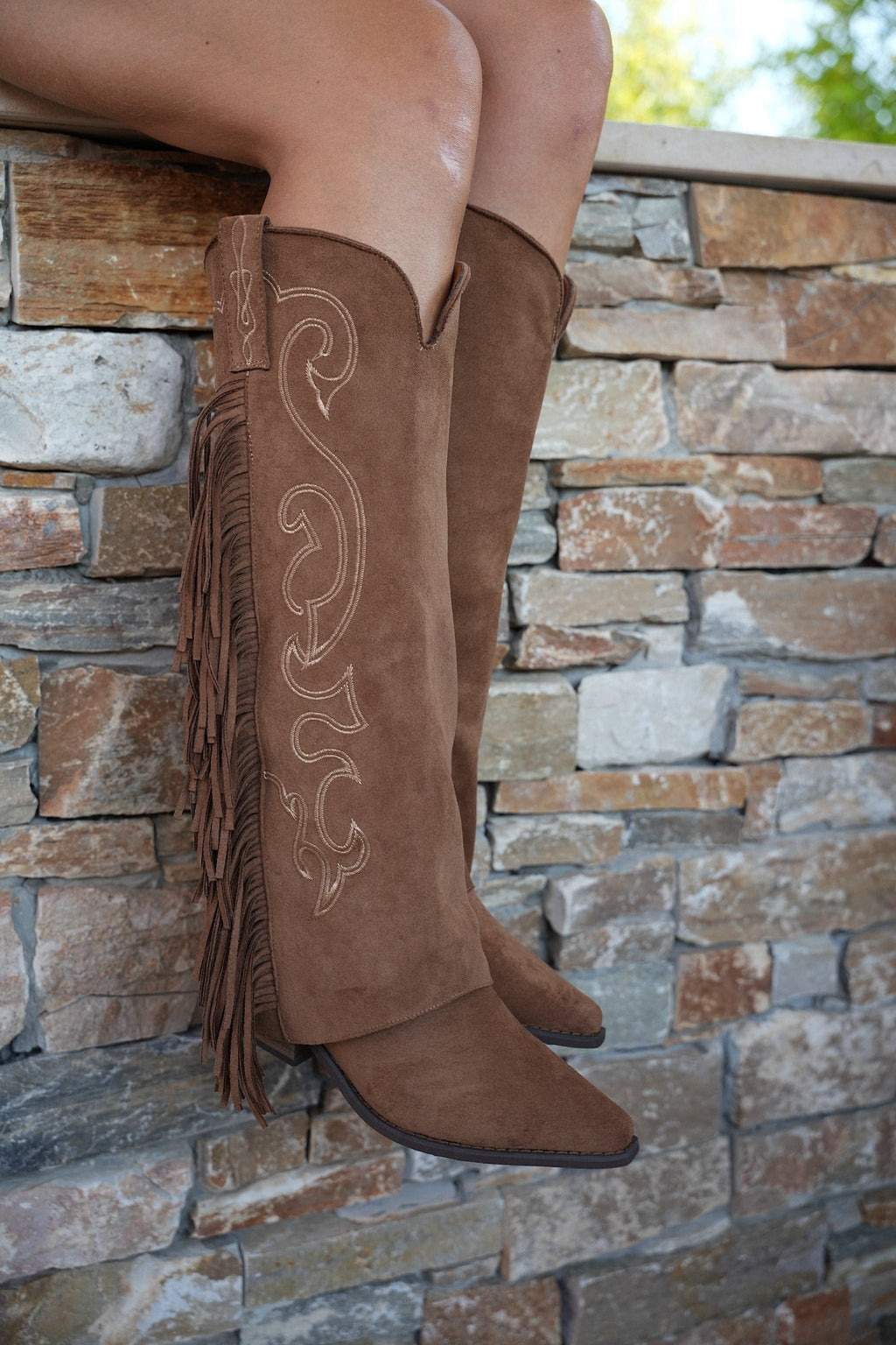 Bottes Santiags Janis - Taupes