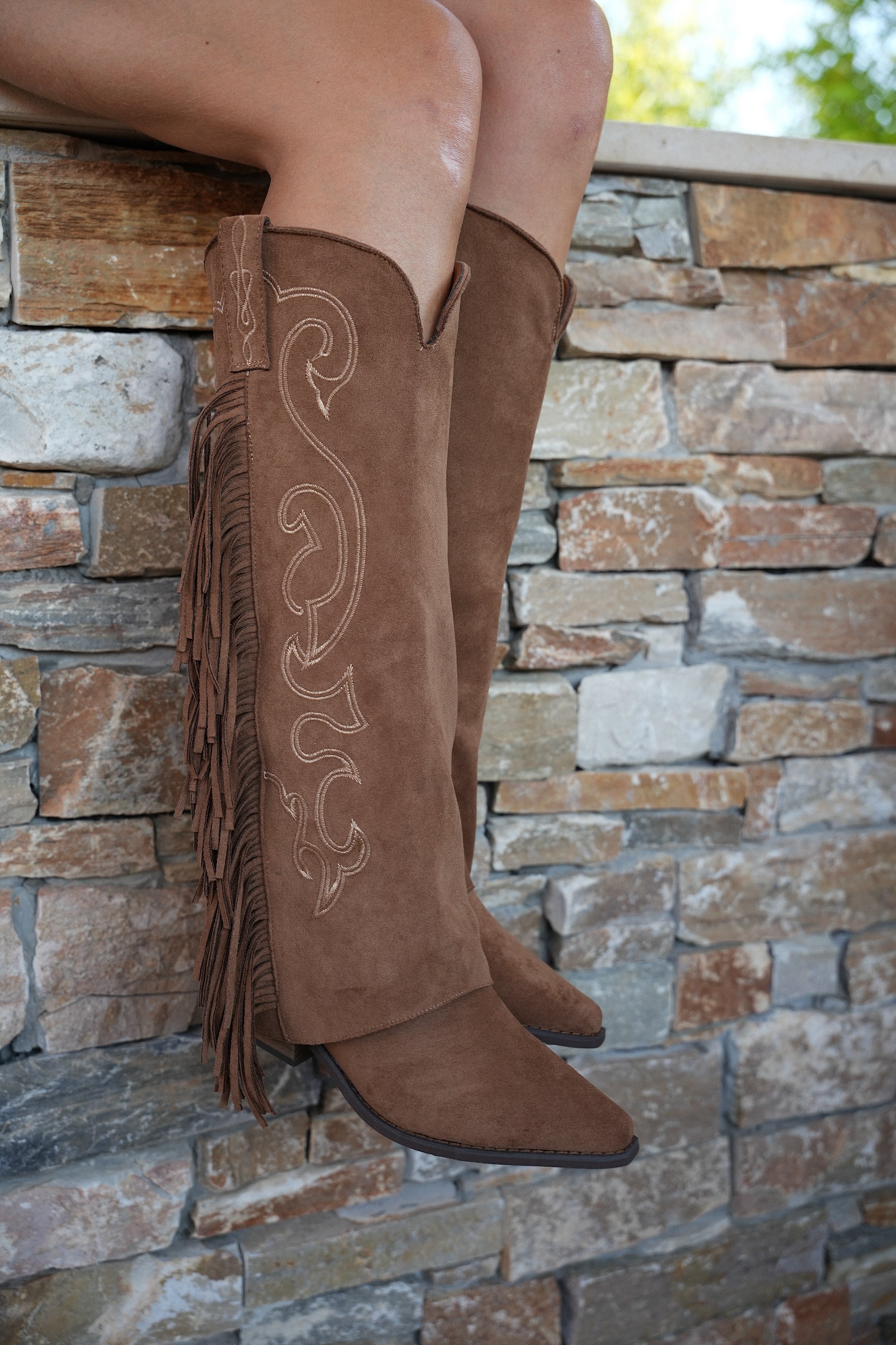 Bottes Santiags Janis - Taupes