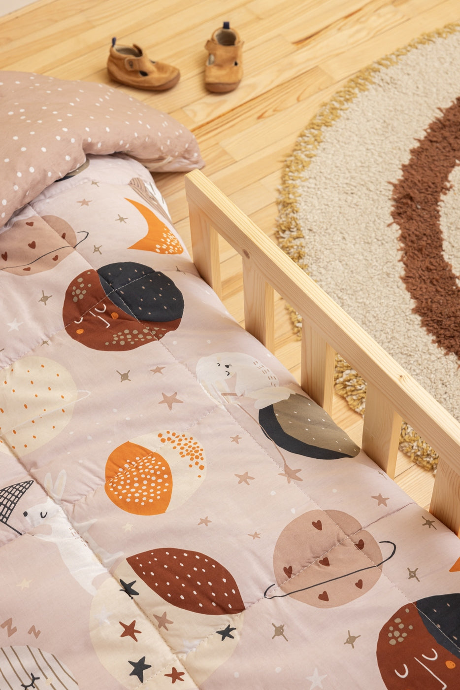 Printed Duvet + Pillowcases - Printed Cotton - Sky Dream