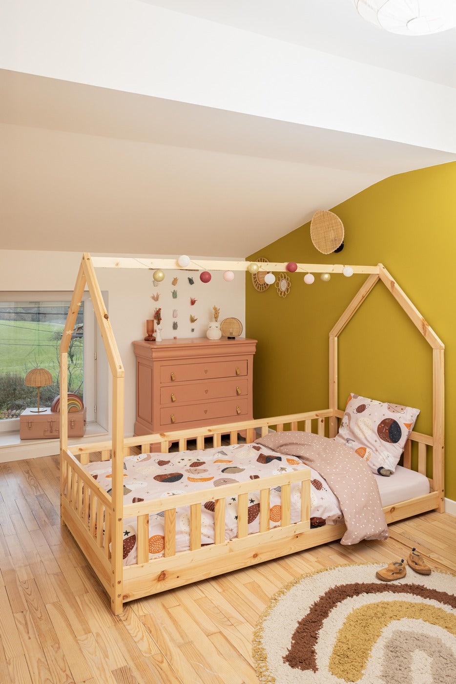 Sky Dream - Parure De Lit (Housse De Couette + Taie D'Oreiller) - Coton Imprimé