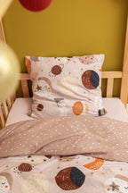 Sky Dream - Parure De Lit (Housse De Couette + Taie D'Oreiller) - Coton Imprimé