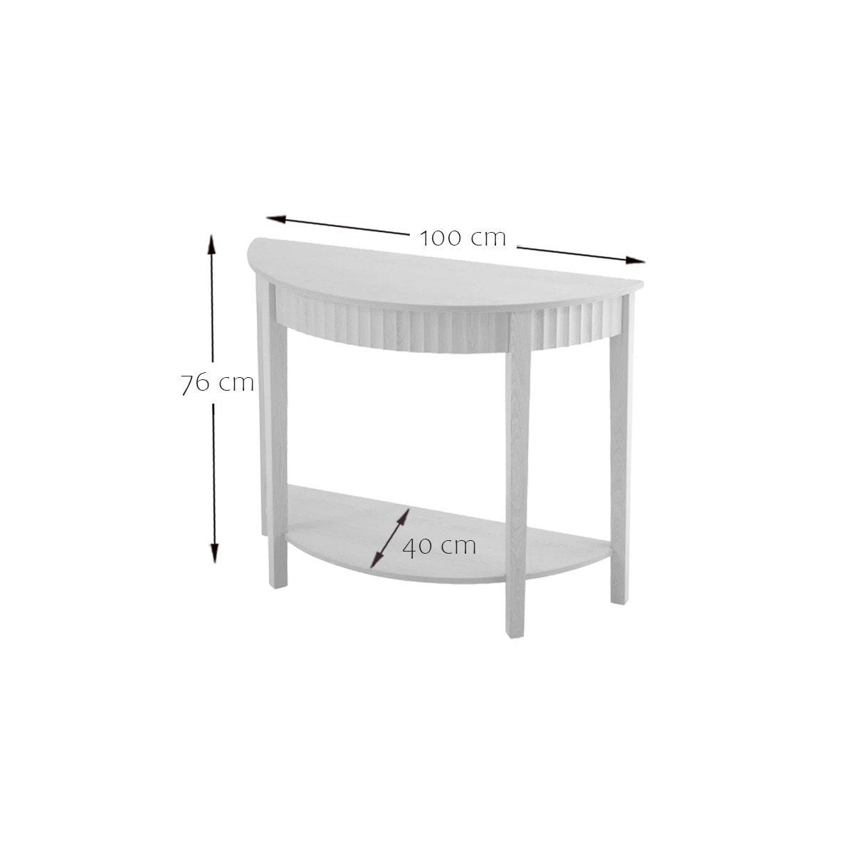 Bologne - Console 2 Niveaux - Effet Vague