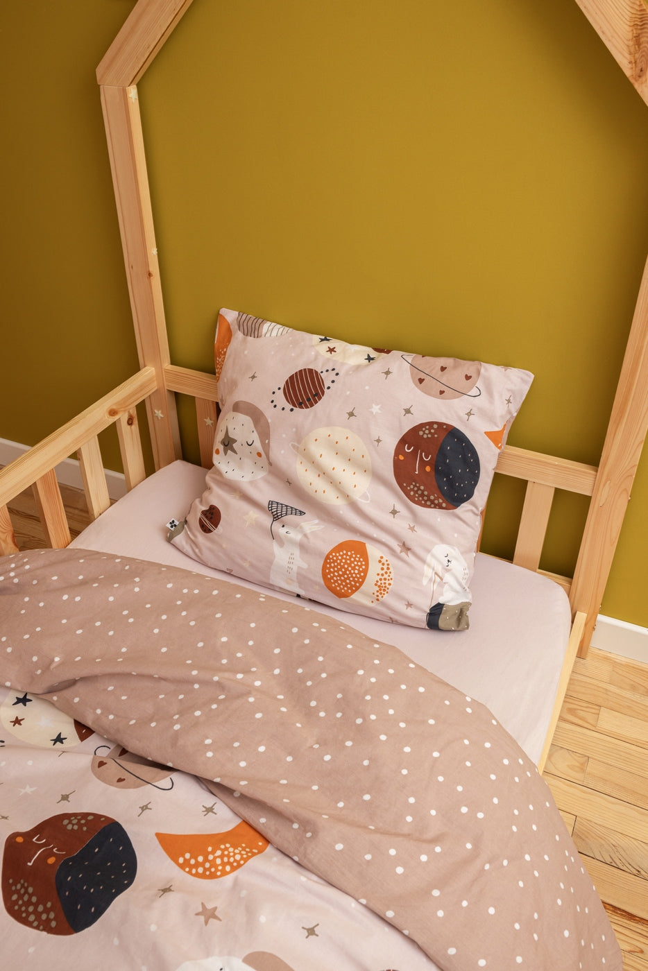 Sky Dream - Parure De Lit (Housse De Couette + Taies D'Oreiller) - Coton Imprimé