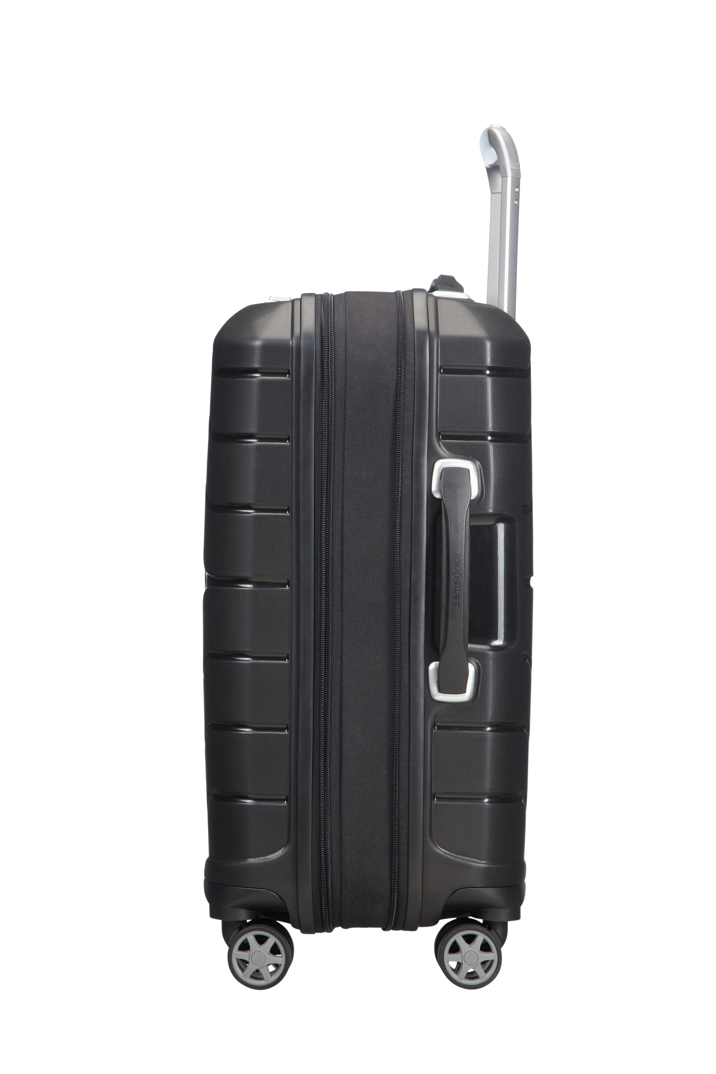 Expandable 4-Wheel Cabin Suitcase - Flux - Black