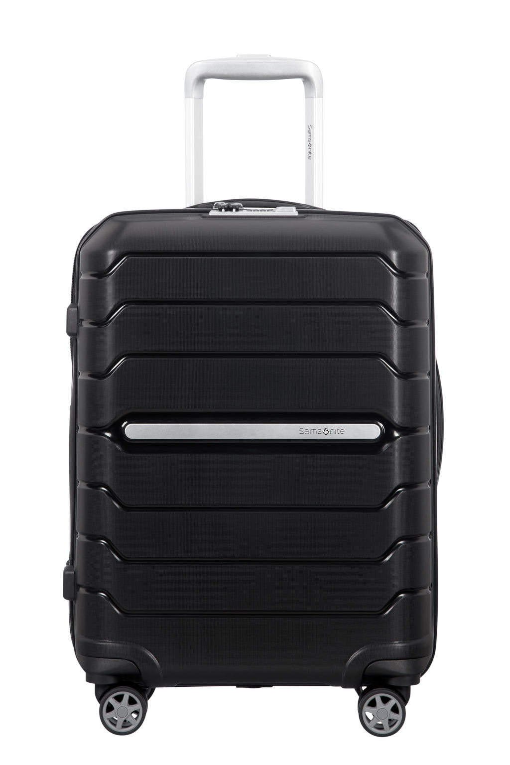 Expandable 4-Wheel Cabin Suitcase - Flux - Black