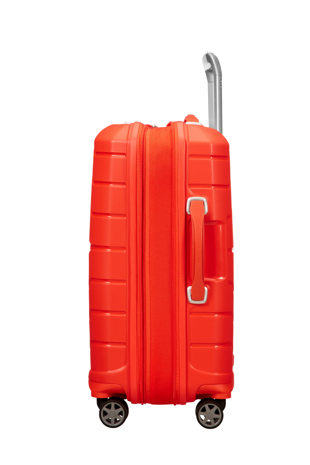 Expandable 4-Wheel Cabin Suitcase - Flux - Tangerine Red