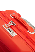 Expandable 4-Wheel Cabin Suitcase - Flux - Tangerine Red