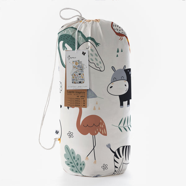 Savane - Couette Imprimée + Taie D'Oreiller - Coton Imprimé