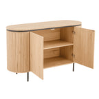 Malaga - Buffet 2 Portes - Effet Rainuré