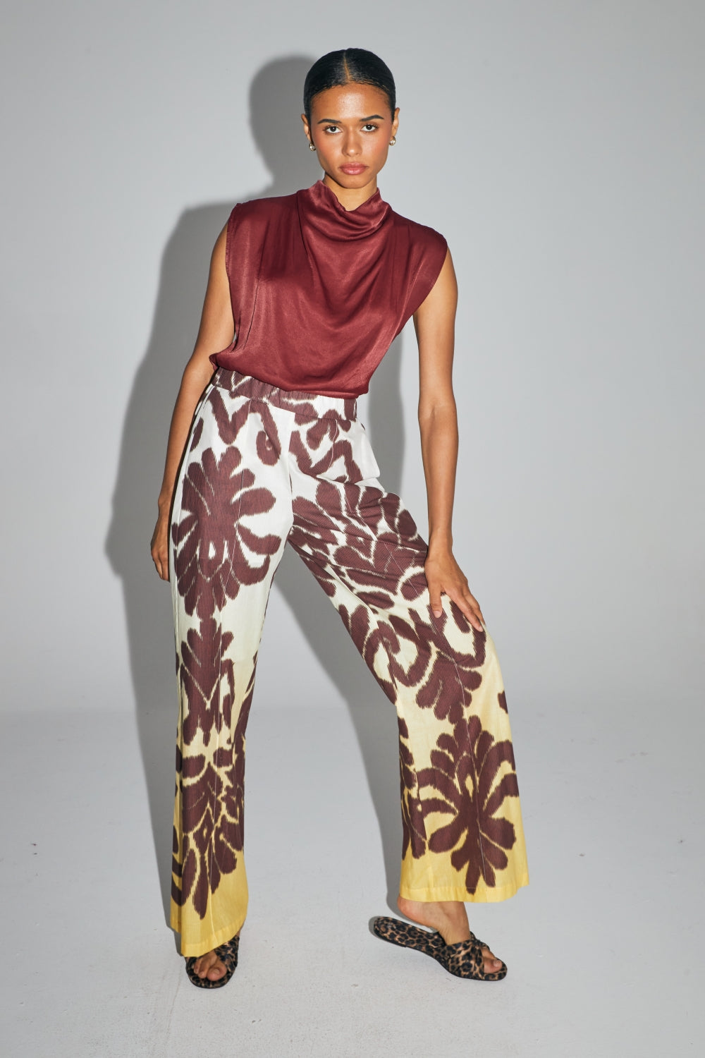 The Max Eclipse Print Trousers Made In Italy