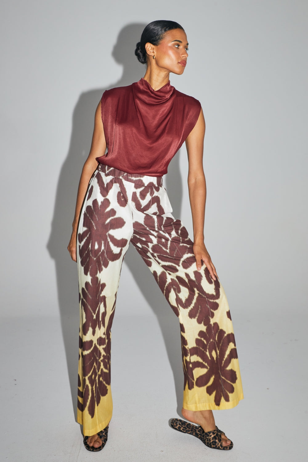 The Max Eclipse Print Trousers Made In Italy