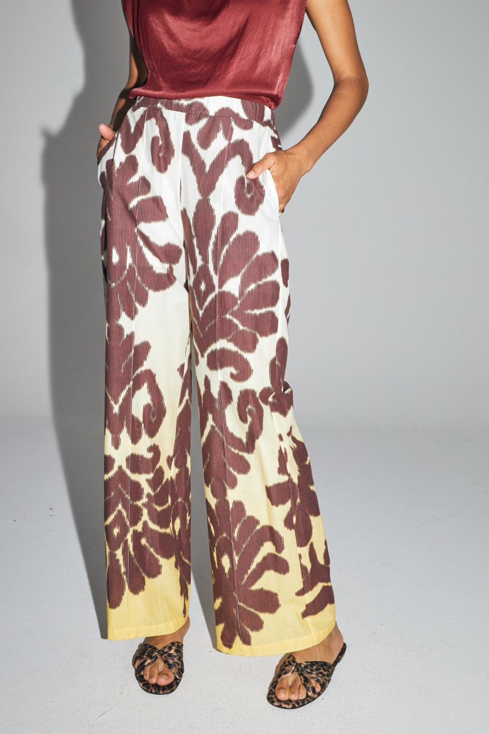 The Max Eclipse Print Trousers Made In Italy