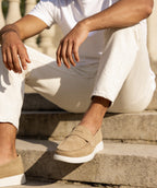 Mocassin Acapulco - Veau Velours Sable