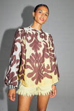 The Paola Eclipse Print Shirt Made in Italy