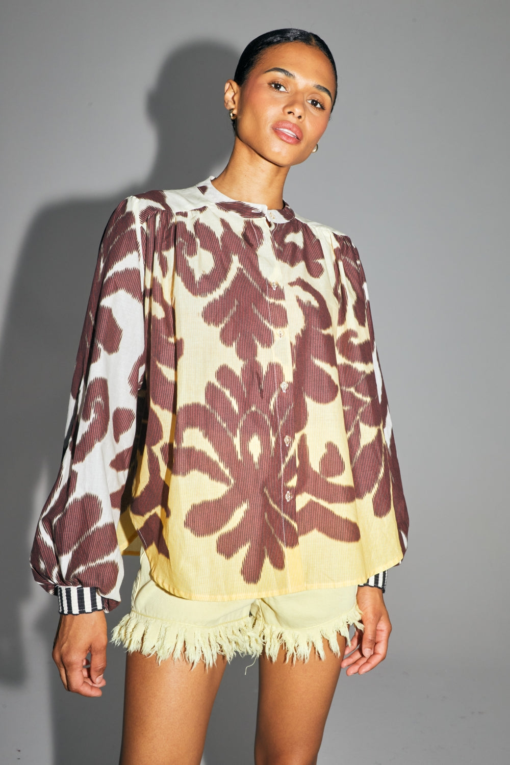 The Paola Eclipse Print Shirt Made in Italy