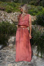 Ensemble Jupe/Top Elize - Terracotta