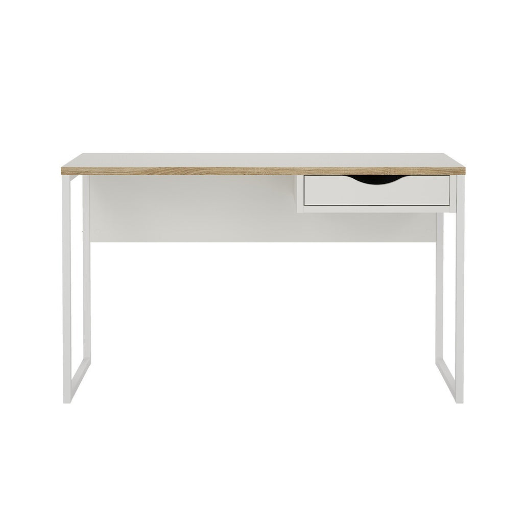 Function - Bureau 1 Tiroir Pieds Métal - Blanc