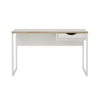 Function - Bureau 1 Tiroir Pieds Métal - Blanc