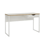 Function - Bureau 1 Tiroir Pieds Métal - Blanc
